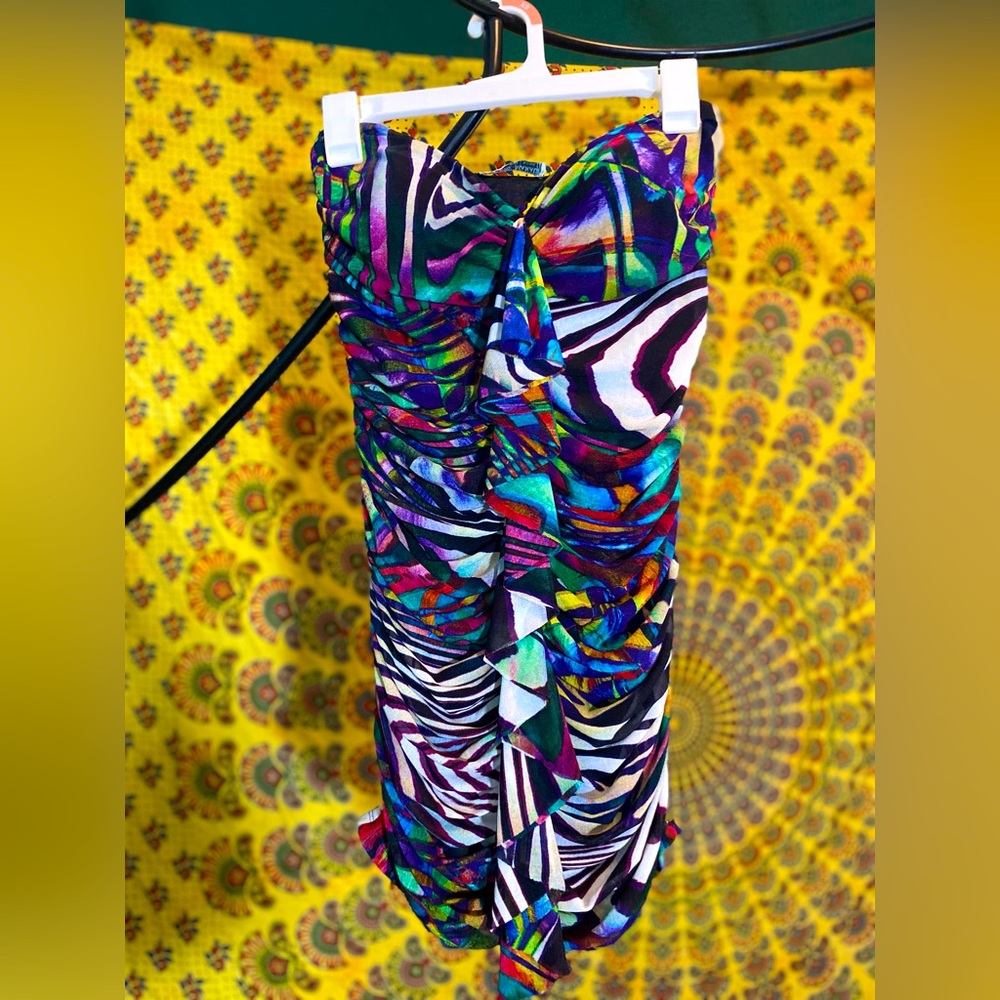 Alberto Makali Mini Dress Psychedelic